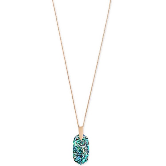NWT Kendra Scott RSG Inez Necklace in Abalone! - Picture 9 of 11